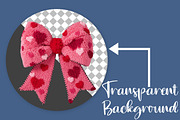 Faux Yarn Coquette Bow Valentines, an Illustration by Canvas Craft (Thumbnail 2 of 7)