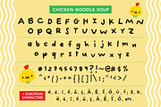 Chicken Noodle Soup Font, a Sans Serif Font by Quirky Queen Media (Thumbnail 7 of 7)