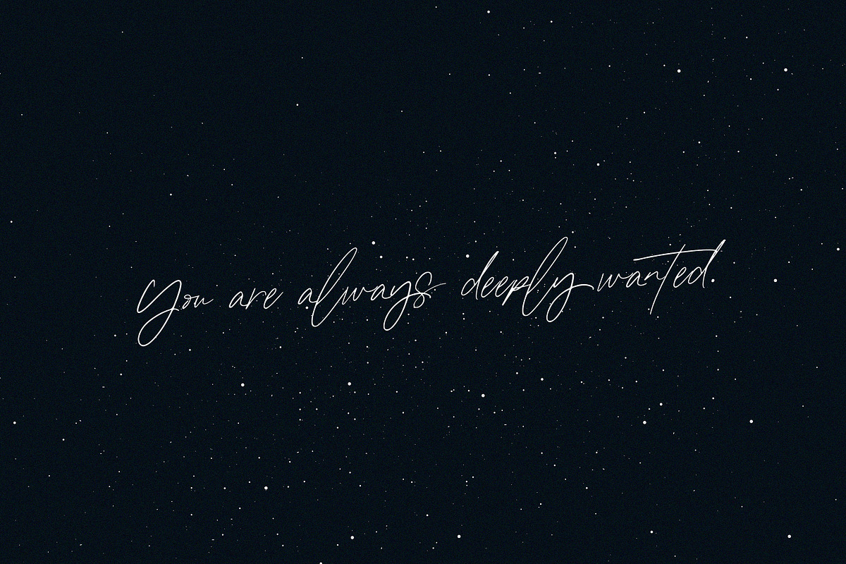 Hallelujah Script | Handwritten Font preview 6