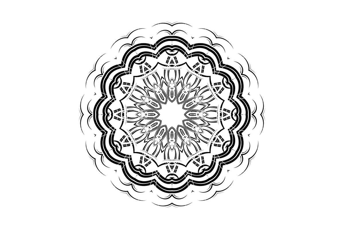 Decorative Mandala Digital Art Pack, a Decorative Illustration by NJ Himel (Photo 41 of 101)