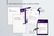 Letterhead Template Bundle - MS Word, a Stationery Template by B2 Studio (Thumbnail 7 of 10)