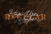 Hamiltton Signature Business Font, a Script Font by KennedyStudio (Thumbnail 2 of 11)