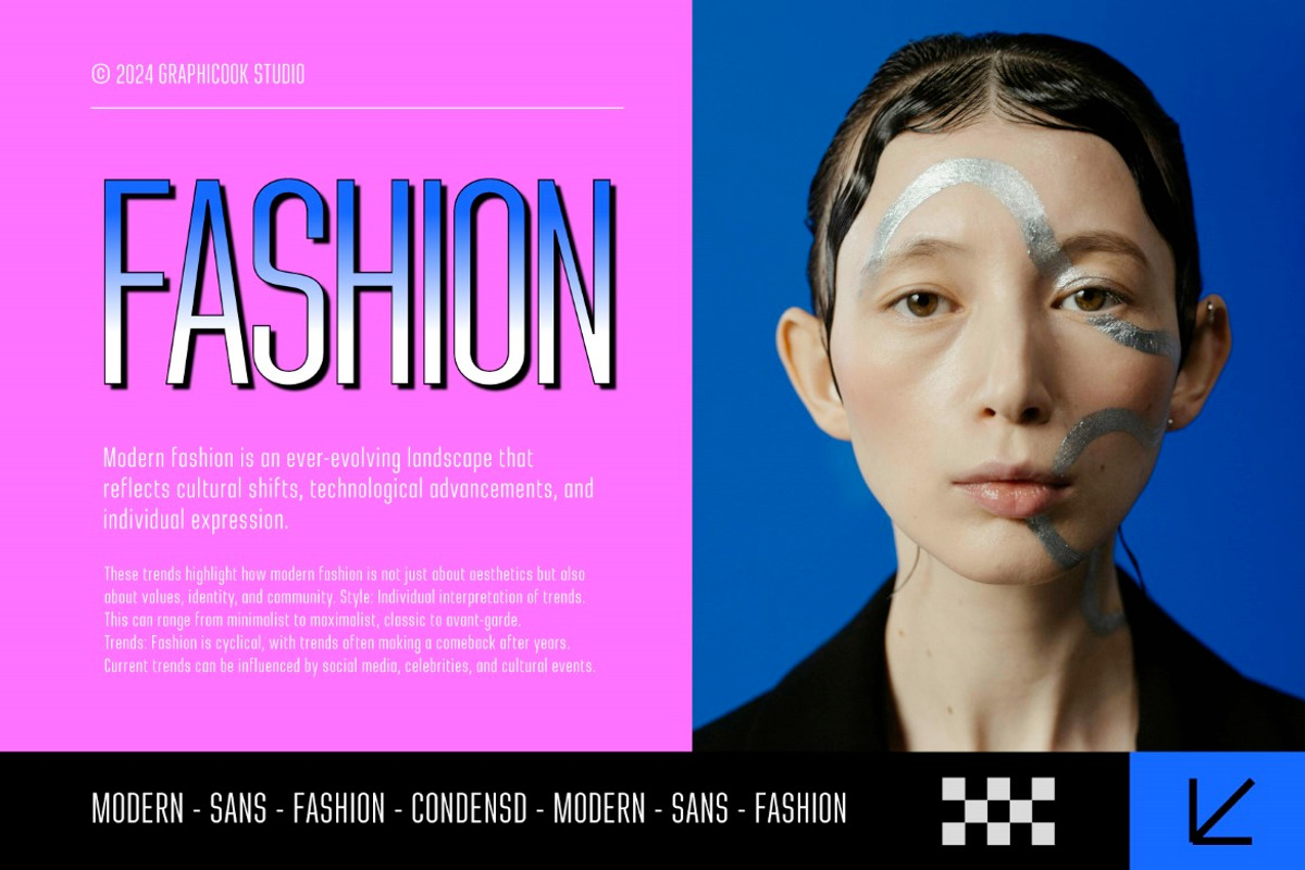 Fascond, a Sans Serif Font by graphicook (Photo 4 of 10)