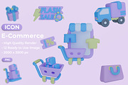 3D E-commerce Icon Pack, an Object 3D Model by Artnivora.Std (Thumbnail 1 of 4)