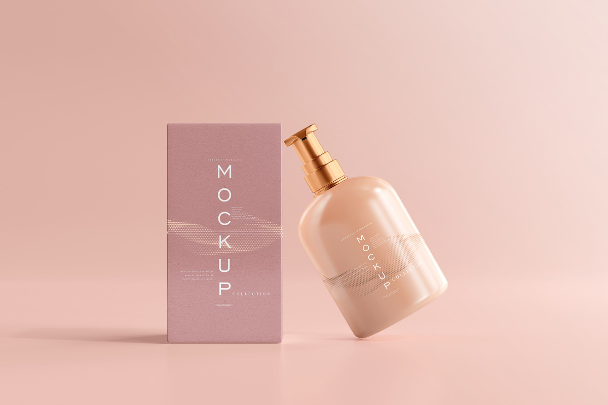 390+ Cosmetic Branding Mockup Scenes, a Cups & Container Mockup by pmvch (Photo 216 of 367)
