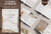 Canva E-course Ebook Template, a Magazine Template by Alloura Template Studio (Thumbnail 1 of 9)