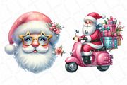 Pink Trendy Christmas Santa Png, an Illustration by DreamPrint404 (Thumbnail 6 of 6)