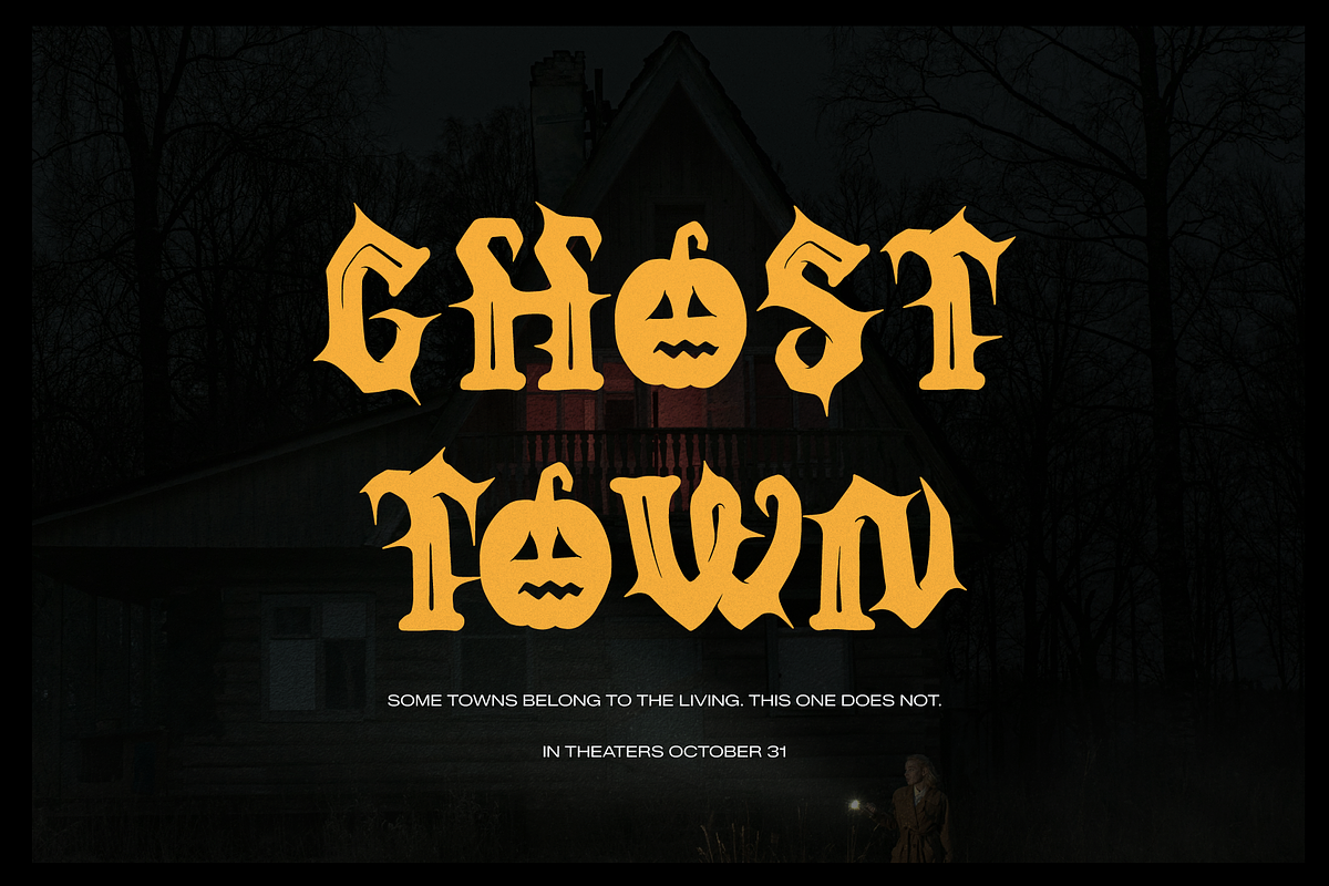 Hollowick | Halloween Font, a Blackletter Font by Denustudios (Photo 3 of 12)
