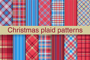 #117 Christmas Checkered Patterns, a Pattern Graphic by Plaid4You (Thumbnail 1 of 11)