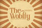 The Wobliy Retro Serif Font, a Serif Font by Storytype Studio (Thumbnail 1 of 15)