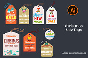 Christmas Sale Tags, a Decorative Illustration by Believe Creatives (Thumbnail 1 of 3)