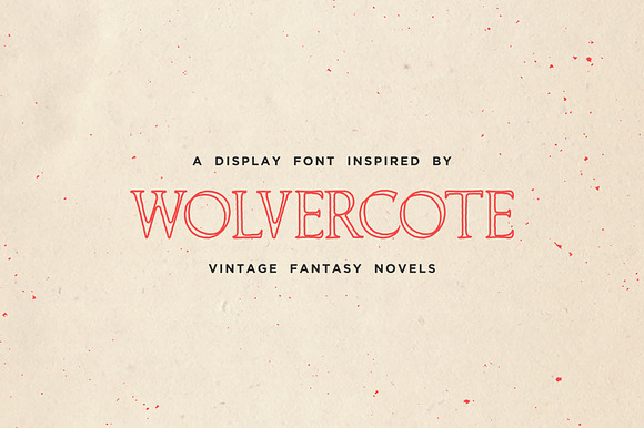 Wolvercote Outline - Display Font preview 5