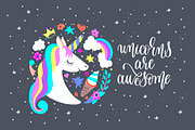 25 UNICORN QUOTES + 9 POSTERS, a Decorative Illustration by karakotsya (Thumbnail 11 of 14)