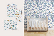 SALE! Watercolor nautical collection, an Animal Illustration by Tiana Geo (Thumbnail 16 of 27)