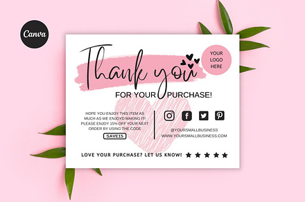 Thank You Card For Small Business #4
