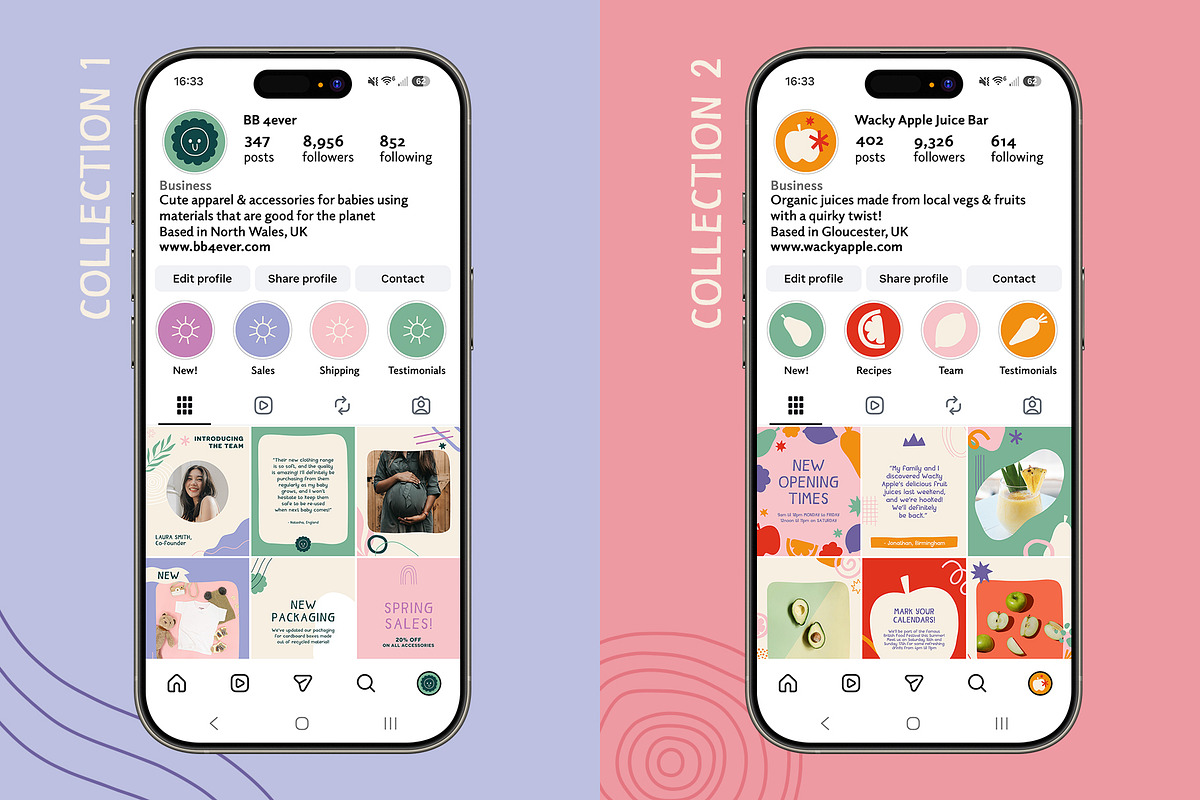 Graphical Instagram Templates - PSD, a Social Media Template by Carole Chevalier (Photo 3 of 13)