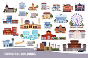 95 Urban, Rural, Municipal Buildings, an Object Illustration by IuliiaSavko (Thumbnail 12 of 14)