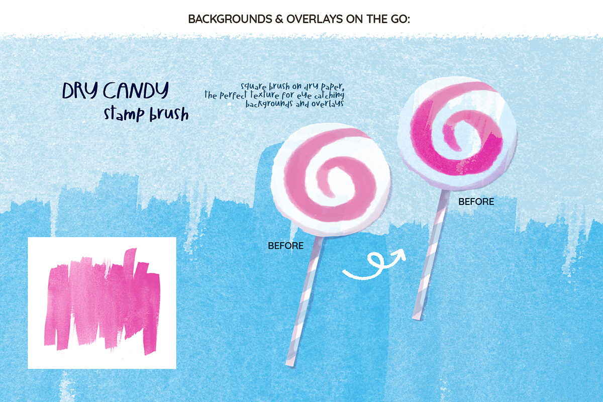 Watercolor Candy Box ABR Brushes, a Brush Add-On by Pencil Bop (Photo 8 of 10)