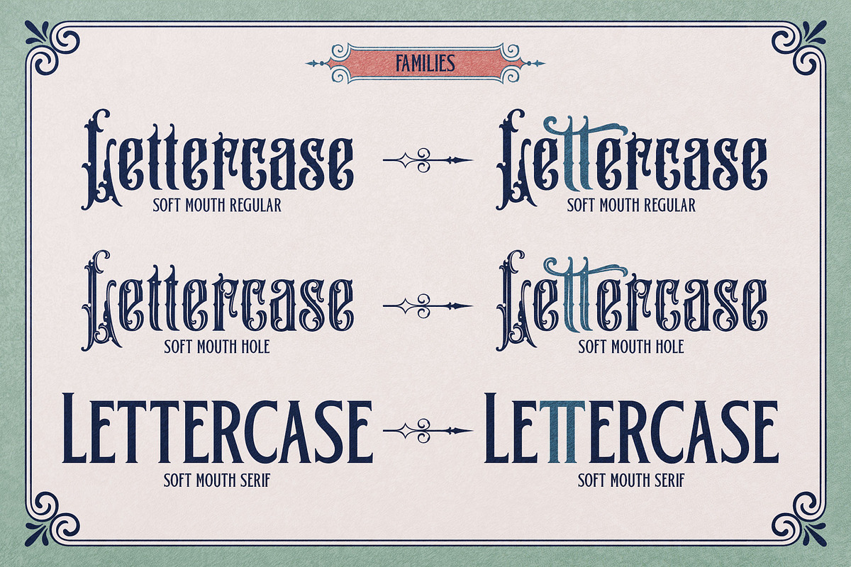 Soft Mouth Victorian Typeface, a Blackletter Font by alit design (Photo 22 of 24)