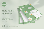 Teacher Planner Canva Template, a Brochure Template by Hazel Home (Thumbnail 1 of 6)