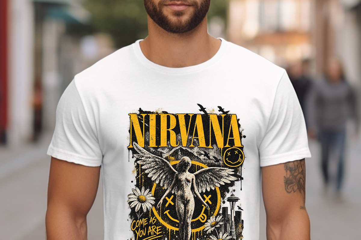 Nirvana Come As You Are Vintage PNG, an Object Graphic by Star Graphic Design (Photo 4 of 11)