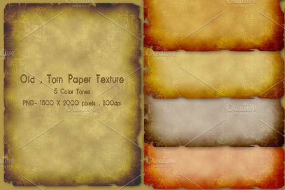 Old Torn Paper Texture