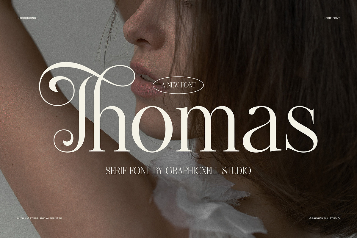 Thomas Elegant Serif Font, a Serif Font by Graphicxell (Photo 1 of 8)