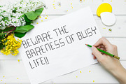 XIMERA DISPLAY FONT FOR HEADER, a Sans Serif Font by NadaNora (Thumbnail 3 of 4)