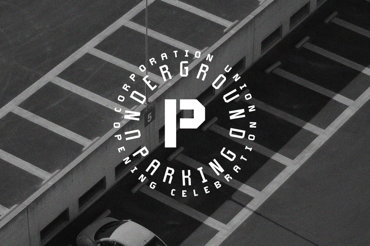 Typehead Industrial Stencil | Font preview 3