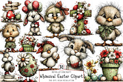 Whimsical Easter PNG Clipart, an Illustration by OK Design (Thumbnail 1 of 6)