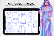 Lingerie & Swimwear Procreate Stamps, a Brush Add-On by Selentaori Studio (Thumbnail 9 of 12)