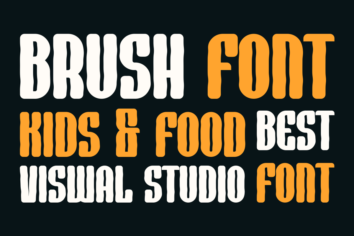 MAMBOO MILKY BRUSH - Modern Font, a Sans Serif Font by Viswal Studio (Photo 4 of 7)