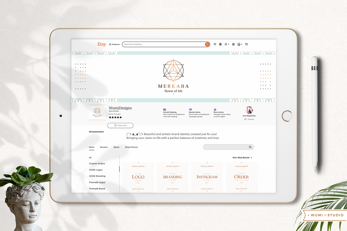 Artistic Branding, a Branding & Logo Template by Wumi Studio (Photo 2 of 11)