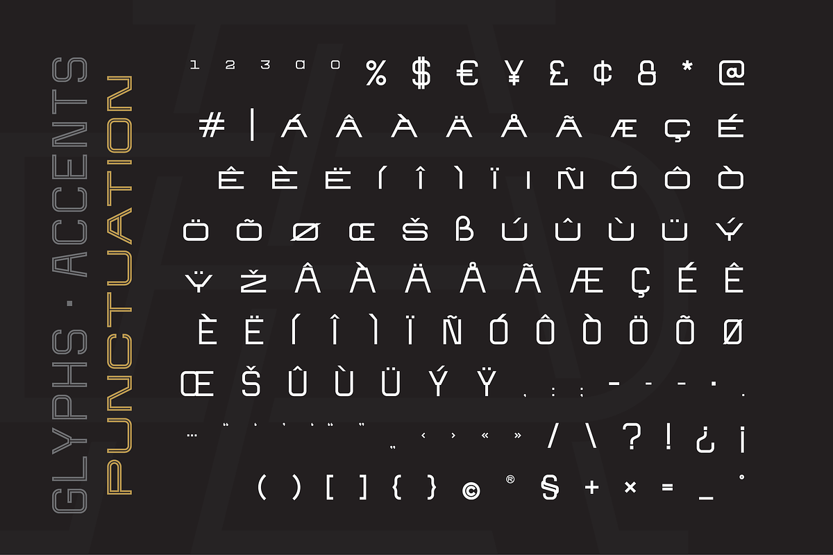 Brandogram Medium Monogram Typeface, a Slab Serif Font by Bogdan Casota (Photo 3 of 6)