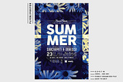 Summer Flyer/Poster, a Flyer Template by Mariux (Thumbnail 2 of 2)