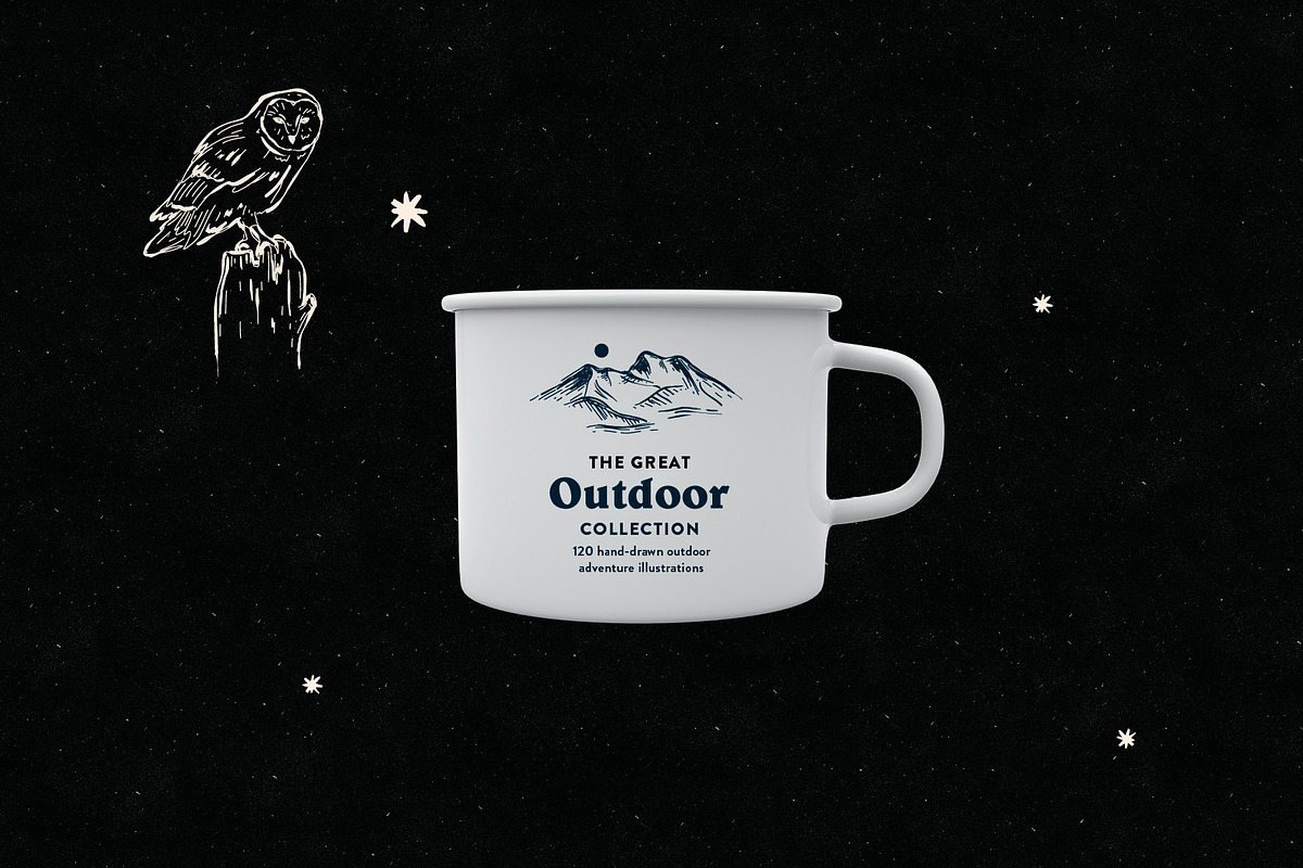 Outdoor Camping vector Illustrations, a Decorative Illustration by dicreate (Photo 14 of 16)