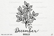 Birth Month Flowers SVG PNG Bundle, an Illustration by Actual Pixel (Thumbnail 22 of 24)