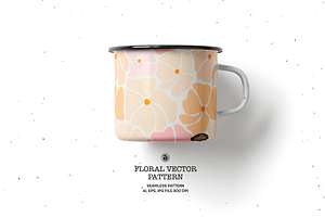 Pastel Vector Floral Pattern