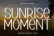 Sunrise Moment | Script Font, a Script Font by Scratchones (Thumbnail 1 of 8)