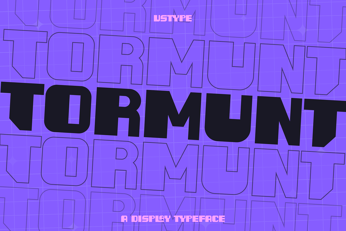 Tormunt - Bold Display Font, a Sans Serif Font by aditvest (Photo 1 of 6)