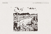 Hong Kong Cityscape Sketches, a Work Illustration by TheMountBirdStudio (Thumbnail 4 of 6)
