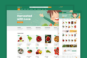 Growcery ECommerce HTML Template, a Bootstrap Template by TemplatesJungle