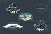 Vintage logo templates Vol 1, a Branding & Logo Template by Lisa Glanz (Thumbnail 2 of 4)