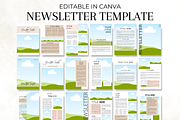 Editable in Canva Newsletter, a Marketing Template by Digital By Nikoleta (Thumbnail 1 of 10)