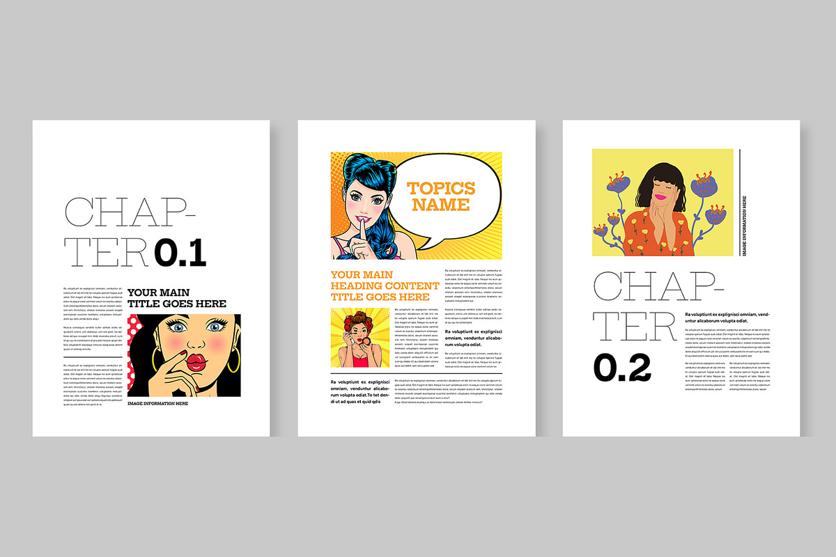 Artistic Vibe Minimal E-Book Layout, an UI Kit Template by ContestDesign (Photo 3 of 7)