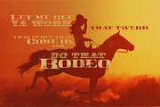 Rodeo Typeface, a Serif Font by Cruzine (Thumbnail 3 of 5)
