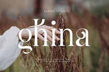 Ghina Ligature Serif Typeface