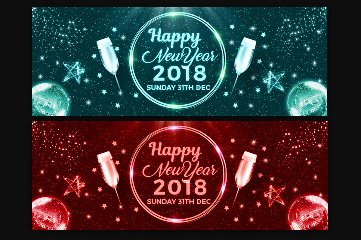 New Year Facebook Cover, a Social Media Template by Creative  designer (Photo 6 of 7)