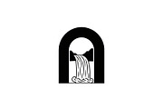 Waterfall Arch Landscape SVG Bundle, an Illustration by jahid234 (Thumbnail 30 of 31)
