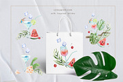 Tropical Vacation. Watercolor, a Seasonal Illustration by Farida Bik (Thumbnail 5 of 16)